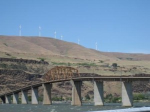 a bridge over a river