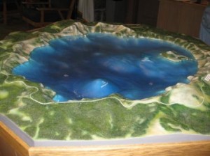 a model of a lake