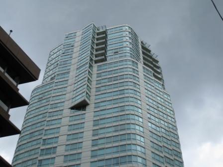 low view of a tall building