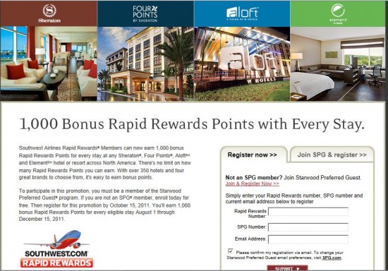 a screenshot of a hotel rewards points