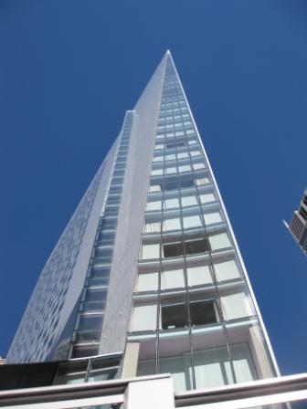 low angle view of a tall building