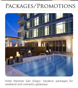Kimpton Hotel Palomar San Diego Packages and Promotions