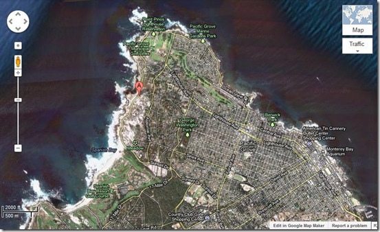 Google Maps Spanish Bay