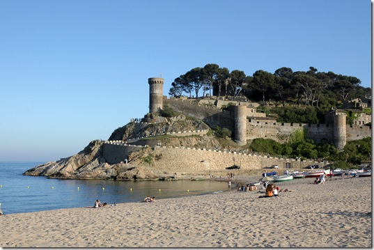 Tossa de Mar_Medieval Walls and Main Beach