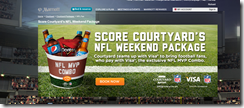 Courtyard NFL Weekend Package