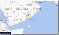 Hilton Oman map
