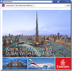 Virgin America Emirates