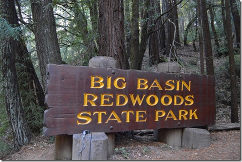 Big Basin sign