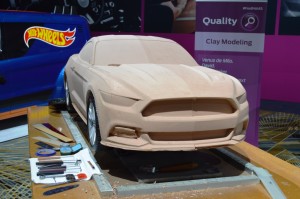Ford clay modeling mustang