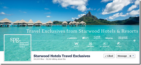Starwood Exclusives Facebook