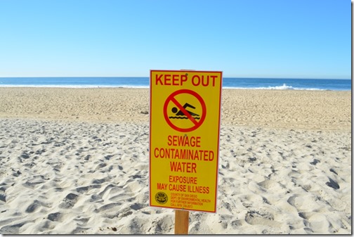 Imperial Beach warning sign