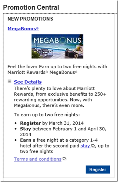 Marriott MegaBonus