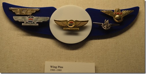 Airline wing pins
