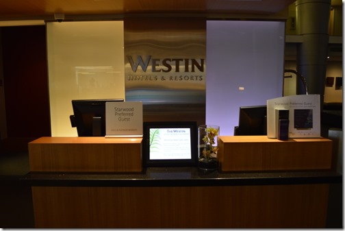 Westin DTW front desk