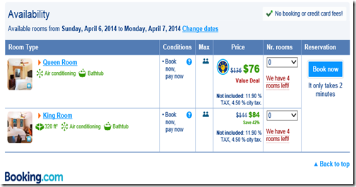 Tremont booking-com