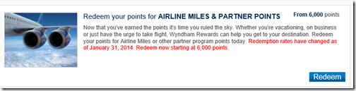Wyndham Rewards miles cut
