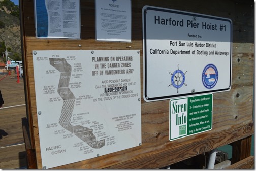 Harford Pier signs