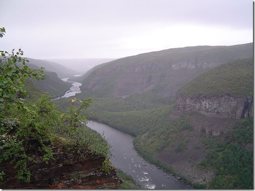 Norway Altaelva canyon