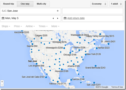 Google Maps SJC May 5