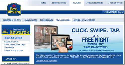 Best Western summer promo