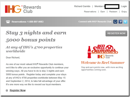 IHG Summer reel email