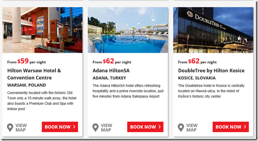 Hilton Europe 2014 sale