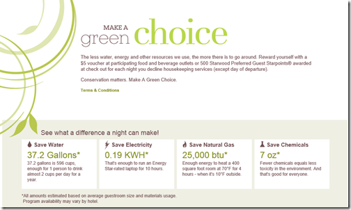 SPG Make a Green Choice