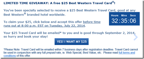 Best Western travel card email-2