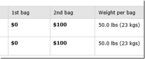 ua baggage fee