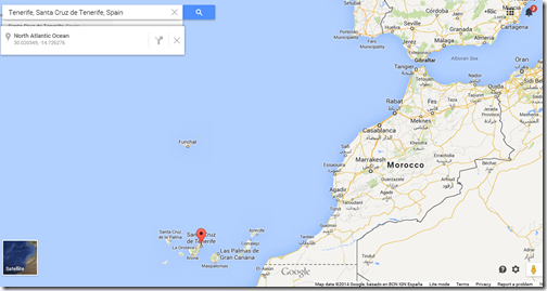 Google Maps Tenerife