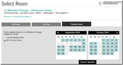 Le Meridien Chicago C-P dates