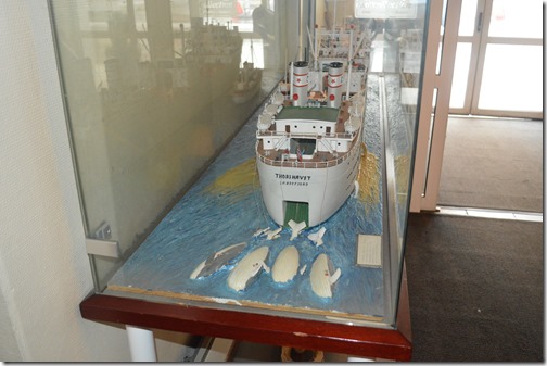 Hotel Atlantic whaling ship model