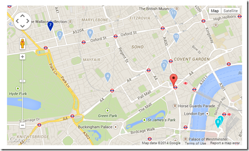 London Club Carlson hotel map-1