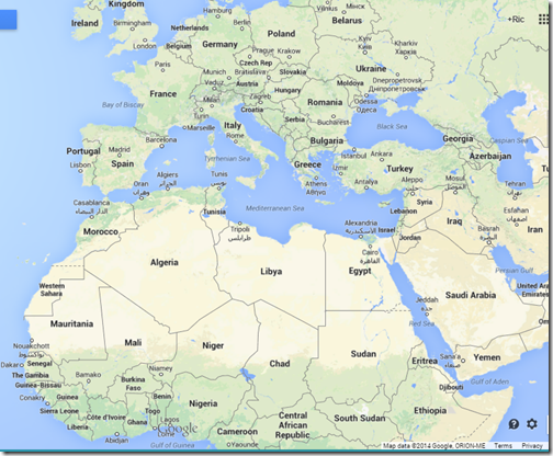 Google Maps africa