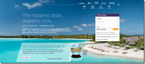 Starwood CyberMonday