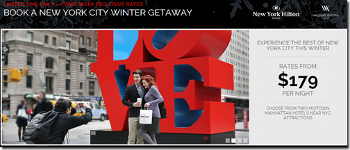 Hilton New York Winter Getaway