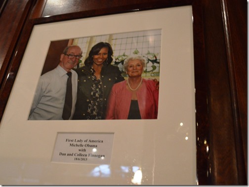 Michelle Obama Finnegan's Dalkey