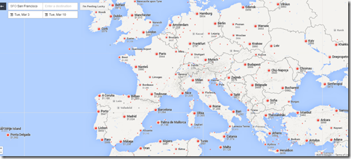 Google Flights SFO-Europe March 3-10-2015