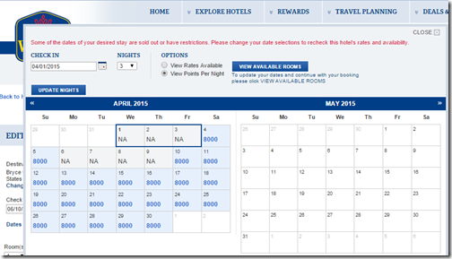 Best Western Rubys Inn April 2015 8K