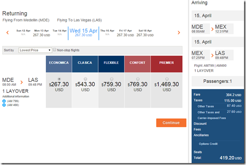 LAS-MDE Medellin $419