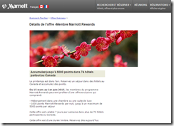 Marriott Canada 2015 promo French