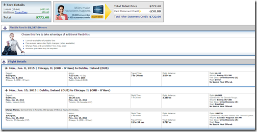 ORD-DUB United $772 June 2015