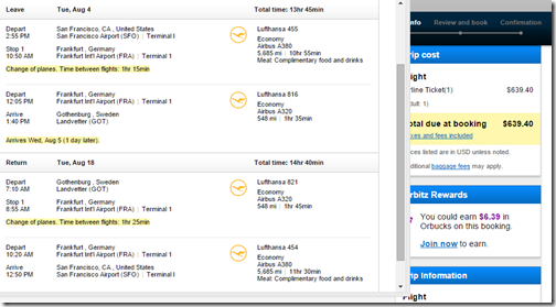 SFO-GOT LH $639