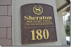 Sheraton Avon sign