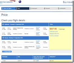 DFW-NBO BA $838 Sep 1-14