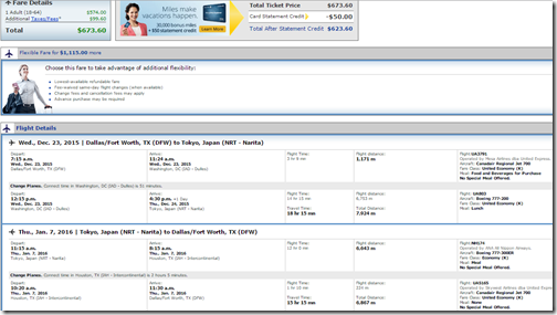 DFW-NRT UA $673 Dec23-Jan7