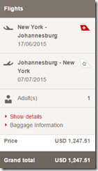 JFK-JNB $1248 price Swiss