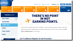 JetBlue new member 7000 points spring2015