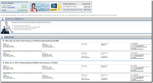 SFO-JNB $1,027 May15