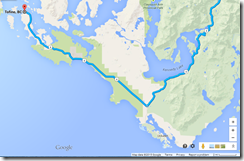 Tofino peninsula map